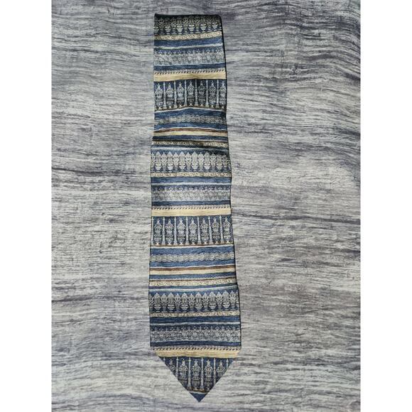 Daniel De Fasson 100% Silk‎ Handmade Tie - Picture 3 of 10